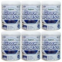 Combo 6 lon Sữa Nutifood Grow Plus trắng 850g cho trẻ trên 2 tuổi