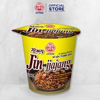 Combo 6 ly mì Jin jjajang xốt tương đen Ottogi 70g