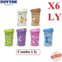Combo 6 Ly nhựa cao cấp MATSU Duy Tân 500ml-Ly cà phê, Ly nước- GIAO NHANH 1H
