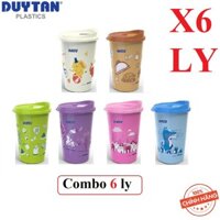 Combo 6 Ly nhựa cao cấp MATSU Duy Tân 500ml-Ly cà phê, Ly nước