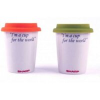 Combo 6 ly sứ có nắp đậy Donghwa Hàn Quốc