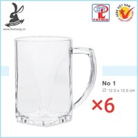 Combo 6 Ly Uống Bia Nhựa Trong Acrylic Cao Cấp Fataco Việt Nam