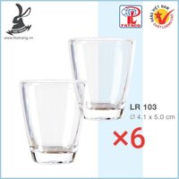 Combo 6 Ly Uống Rượu Nhựa Trong Acrylic Cao Cấp Fataco Việt Nam