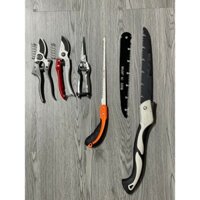 Combo 6 Món Kéo Cắt Cây Cảnh Bonsai Nhật Bản [ 1 kéo sk5 +1 tỉa răm + 1 kéo 1CT + 1 Cưa lách cao su + 1 cưa gấp+ 1 lưỡi