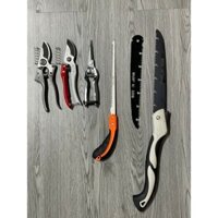 🔆Combo 6 Món Kéo Cắt Cây Cảnh Bonsai Nhật Bản [ 1 kéo sk5 +1 tỉa răm + 1 kéo 1CT +1 Cưa lách cao su + 1 cưa gấp+ 1 lưỡi🔆