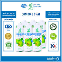 Combo 6 Nước Dừa Tươi Ba Cây Tre 1Lít x 6