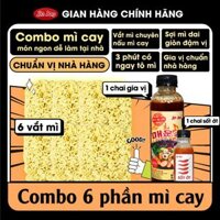 Combo 6 phần mì cay JinJoo (có sốt ớt)