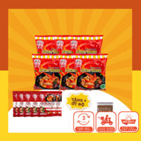 Combo 6 Set Mì Cay Kenmi Kèm Sốt Tặng 10 Cái Xúc Xích Ăn Liền & 1 Túi Ớt Độ