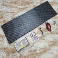 Combo 6 tấm p10 full làm bảng led ma trận chạy chữ đầy đủ phụ kiện