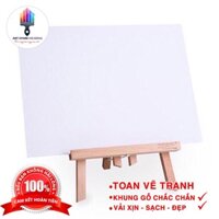 Combo 6 toan vẽ tranh canvas Hàn Quốc kt 20-30cm  * Tặng 1 bút tỉa lông mềm