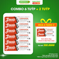 Combo 6 Tuýp Kem Đánh Răng Thảo Dược Grants Of Australia Vị Quế Bổ Sung Canxi Và Khoáng Chất 110g