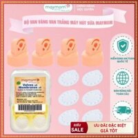 combo 6 van trắng phụ kiện máy hút sữa medela