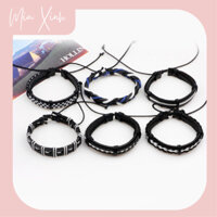 Combo 6 vòng tay nam nữ handmade