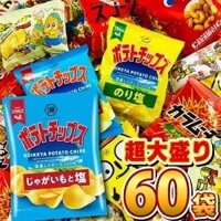 Combo 60 bịch bimbim Snack ngon nhất Nhật Bản