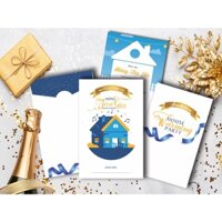 Combo 60 thiệp mời Tân gia - viết tay