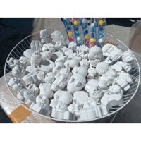 COMBO 60 TƯỢNG TẶNG KÈM 6 DÂY MÀU VÀ 6 CỌ ( TƯỢNG THẠCH CAO MINI NHIỀU MẪU DỄ THƯƠNG )