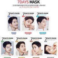 Combo 7-10 Mặt Nạ Dưỡng Trắng Da 7Days Mask Song Joong Ki Nhập Khẩu Chính Hãng [salesale]