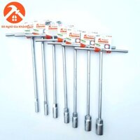 Combo 7 cần mở ốc chữ T Kapusi số 8,10,12,13,14,17,19mm thép CRV