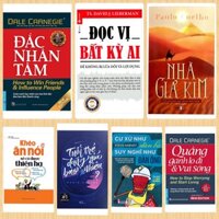Combo 7 Cuốn Tủ Sách Tinh Hoa  Nhà Giả Kim  Đắc Nhân Tâm  Đọc Vị Bất Kỳ Ai  Khéo Ăn Nói Sẽ Có Được Thiên Hạ  Cư Xử Như Đàn Bà Suy Nghĩ Như Đàn Ông  Tuổi Trẻ Đáng Giá Bao Nhiêu  Quẳng Gánh Lo Đi Và Vui Sống  BooksetMK