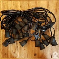 Combo 7 dây đui đúc chuông 5,5m kèm bóng led 3w