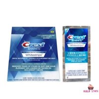 Combo 7 gói/7 ngày miếng dán trắng răng Crest 3D White Whitestrips loại 1 Hour - Mỹ (7 gói)