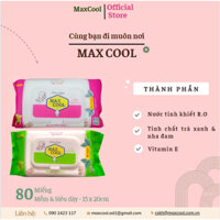 Combo 7 khăn ướt Max Cool 80 tờ