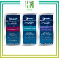 Combo 7 ngày Miếng dán trắng răng Crest 3D White của Mỹ