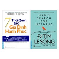 Combo 7 Thói Quen Tạo Gia Đình Hạnh Phúc Tái Bản  Đi Tìm Lẽ Sống 2 cuốn  Tái Bản