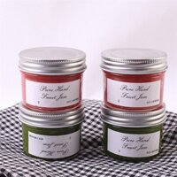 Combo 70 Hũ thủy tinh tròn miệng rộng 100ml nắp nhôm đựng thực phẩm, làm sữa chua, caramen, pudding