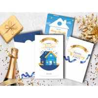 combo 70 thiệp mời tân gia - viết tay