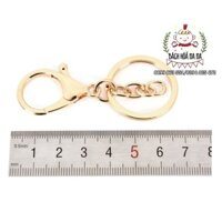 Combo 75 cái móc khoá Càng cua Vàng + Bạc 6.5cm