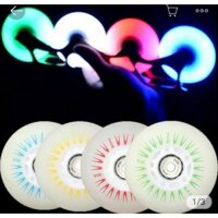 Combo 8 Bánh xe patin đèn led siêu sáng nhiều màu cho trẻ em người Lớn