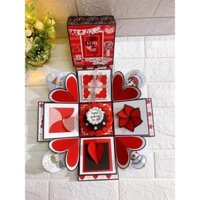 Combo 8 chi tiết làm hộp giấy trơn - ib với shop để lựa tone màu khác