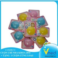 COMBO 8 cuộn chỉ nha khoa Dr.polir 20m + Tặng 1 cuộn cùng loại