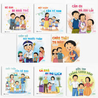 Combo 8 cuốn Ehon Kỹ năng sống Bon và Gia đình, Bạn bè