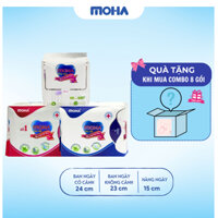 Combo 8 gói băng vệ sinh cao cấp MOHA có cánh , bvs không cánh , bsv hàng ngày