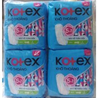 Combo 8 gói Băng vệ sinh Kotex  không cánh 8 miếng