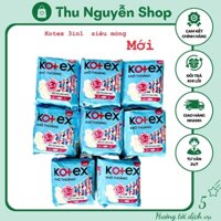 COMBO 8 GÓI Băng vệ sinh Kotex CÓ CÁNH khô thoáng mới,thắm hút tốt