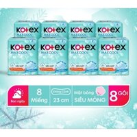 Combo 8 gói BVS Kotex Maxcool 23cm