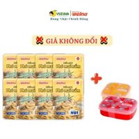 Combo 8 Gói Xốt Mì Ý Phô Mai Nấm Nisshin Seifun Welna (TẶNG HỘP ĐỰNG THỨC ĂN) - YUZUHA SHOP