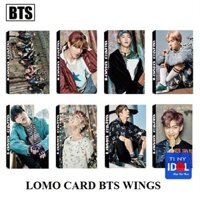 Combo 8 Hộp Lomo Card BTS Wings - Hình Ảnh Kpop