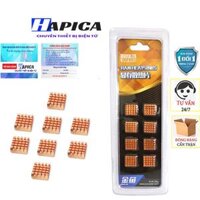 COMBO 8 miếng tản nhiệt đồng cho RAM VRAM VGA Chipset IC PC Cooler