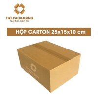 Combo 80 Hộp carton kích thước 25x15x10, Thùng carton,Thùng giấy,Thùng đóng hàng