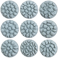 Combo 9 khuôn silicon làm chip chip, socola, thạch