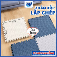 [COMBO 9 TẤM] Thảm xốp trải sàn 60x60x2cm, không lỗi, trang trí nhà cửa, lót sàn cho bé, sàn thể dục