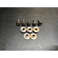 Combo Ặc Gô , Ốc Titanium Classic Gắn Cao Su Gắp Exciter