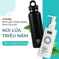 [Combo Active] Bình giữ nhiệt Gozen Revomax 592ml và Kem vệ sinh nam giới Qadam 150gr hương thơm mát sạch khuẩn 24h