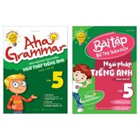 Combo Aha Grammar Học Nhanh Toàn Diện Ngữ Pháp Tiếng Anh Lớp 5 Theo Chủ Đề  Aha Grammar Bài Tập Bổ Trợ Toàn Diện Ngữ Pháp Tiếng Anh Lớp 5 Theo Chủ Đề Bộ Sách Ngữ Pháp Bán Chạy Nhất Tại Hàn Quốc Cho Học Sinh Tiểu Học Tặng Kèm Bookmark Happy Life