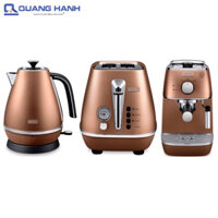 Combo Ấm Đun Nước + Lò Nướng Bánh Mì + Máy Pha Cà Phê Delonghi