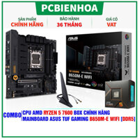 Combo AMD RYZEN 5 7600 + TUF B650M-E WIFI - 36T